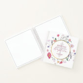 ワイルドフラワーズサークルバプテスムゲストブック ノートブック (内部)