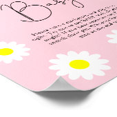 ワイルドフラワーズデイジー-ベビーポスター ポスター (角)