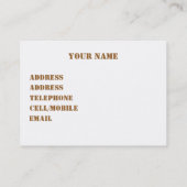 ワイルドフラワーズデイジー 名刺 (裏面)