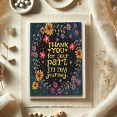 ワイルドフラワーズトレンディーサンキューインスピリシティジャーニー カード