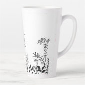 ワイルドフラワーズドゥードルズモノグラムラテマグ カフェラテマグ (右)