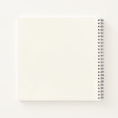 ワイルドフラワーズノートテラコッタ開花ガーデン ノートブック (裏面)