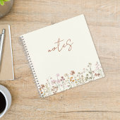 ワイルドフラワーズノートテラコッタ開花ガーデン ノートブック