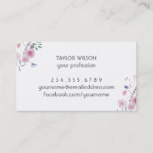 ワイルドフラワーズビジネスカード 名刺 (裏面)