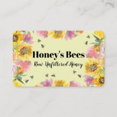 ワイルドフラワーズビーズカントリースタイルハニーベンダー 名刺 (正面)