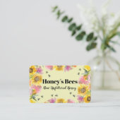 ワイルドフラワーズビーズカントリースタイルハニーベンダー 名刺 (スタンド正面)