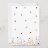 ワイルドフラワーズビーズマーンへ30誕生日 招待状 (裏面)