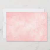 ワイルドフラワーズフローラの赤ちゃんシャワー写真の招待状 招待状 (裏面)