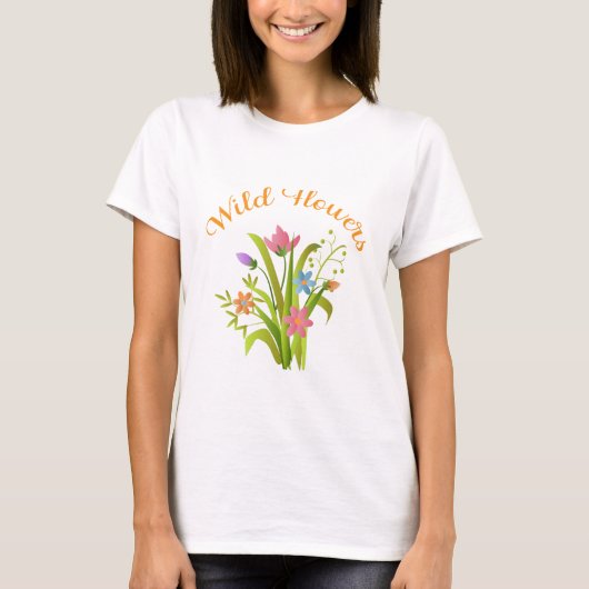 ワイルドフラワーズフローラシャツ Tシャツ (正面)