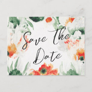 ワイルドフラワーズフローラ写真Save the Date 案内ポストカード