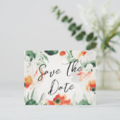 ワイルドフラワーズフローラ写真Save the Date 案内ポストカード (スタンド正面)