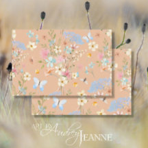 ワイルドフラワーズフローラ水彩バタフライデコップページ