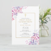 ワイルドフラワーズフローラ聖餐式 招待状 (スタンド正面)