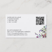 ワイルドフラワーズフローラ 名刺 (裏面)