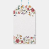 ワイルドフラワーズブライダルシャワーありがとう ギフトタグ (裏面)