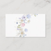 ワイルドフラワーズブライダルシャワーいくつゲームを推測 エンクロージャーカード (裏面)