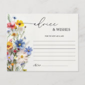 ワイルドフラワーズブライダルシャワーアドバイスとウィッシュ (正面)