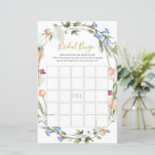 ワイルドフラワーズブライダルシャワービンゴゲーム (スタンド正面)