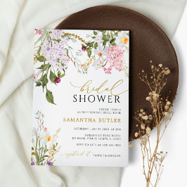 ワイルドフラワーズブライダルシャワー招待 招待状