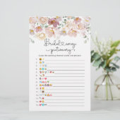 ワイルドフラワーズブライダルシャワー絵文字ゲーム (スタンド正面)