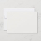 ワイルドフラワーズブライダルシャワー サンキューカード (裏面)