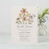 ワイルドフラワーズブライダルシャワー 招待状 (スタンド正面)