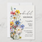 ワイルドフラワーズブライダルシャワー 招待状 (正面)