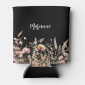 ワイルドフラワーズブラック名前をカスタムするスクリプト 缶クーラー