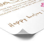 ワイルドフラワーズベビーで開花の赤ちゃんシャワーゲーム ポスター (角)