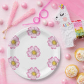 ワイルドフラワーズベビーイン開花ベビーシャワー ペーパープレート (パーティー)