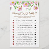 ワイルドフラワーズベビーイン開花ママまたはパパベビーゲーム (正面)