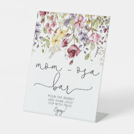 ワイルドフラワーズベビーイン開花Mom-osaバー 台座サイン