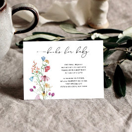 ワイルドフラワーズベビーカード 出欠カード