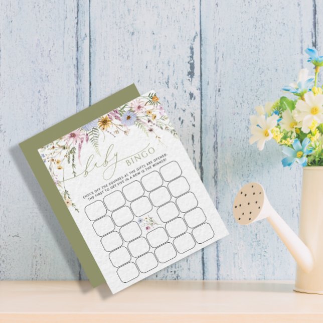 ワイルドフラワーズベビービンゴゲームカード (クリエイターアップロード済み)