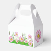 ワイルドフラワーズベビー開花ベビーシャワー優先ボックス フェイバーボックス (裏面サイド)