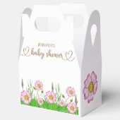 ワイルドフラワーズベビー開花ベビーシャワー優先ボックス フェイバーボックス (オープン)