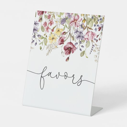 ワイルドフラワーズベビー開花ベビーシャワー特典 台座サイン (正面)