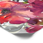 ワイルドフラワーズボエレガントホ秋の結婚式へようこそ ポスター (角)