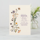 ワイルドフラワーズボタニカルガーデンブライダルシャワー 招待状 (スタンド正面)