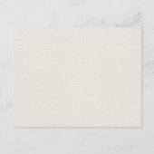 ワイルドフラワーズボタニカル庭園の結婚式詳細 エンクロージャーカード (裏面)