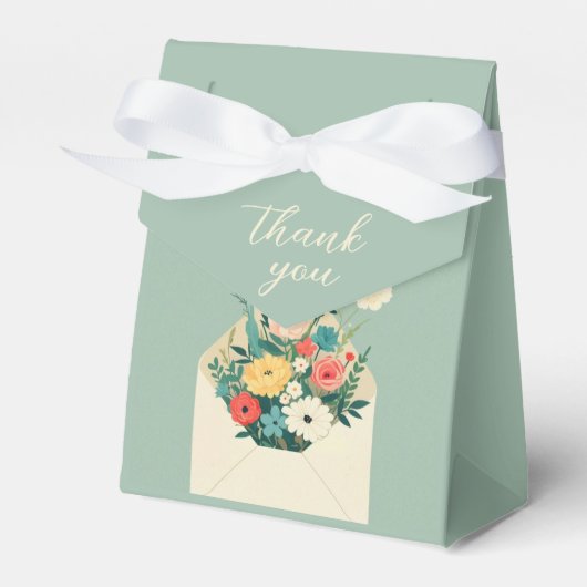 ワイルドフラワーズボタニカル庭園の結婚式 フェイバーボックス (正面サイド)