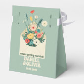 ワイルドフラワーズボタニカル庭園の結婚式 フェイバーボックス (裏面サイド)