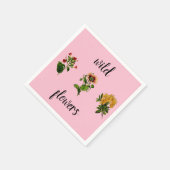 ワイルドフラワーズボタニーヴィンテージ スタンダードカクテルナプキン (角)