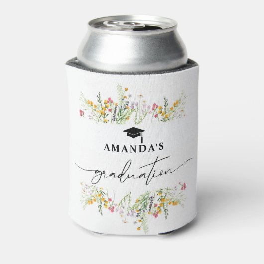 ワイルドフラワーズボホエンゲージメントパーティー紙ナプキンス 缶クーラー (缶裏面)