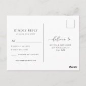 ワイルドフラワーズボホーガーデンフローラRSVP 結婚's ポストカード (裏面)