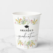 ワイルドフラワーズボホ卒業パーティー 紙コップ (裏面)