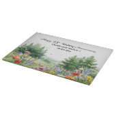 ワイルドフラワーズマウンテン結婚ズ25周年 カッティングボード (角)