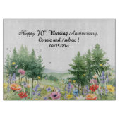 ワイルドフラワーズマウンテン結婚ズ70周年 カッティングボード (正面)