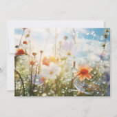 ワイルドフラワーズマザーズカラフルデイブランチ招待状 招待状 (裏面)