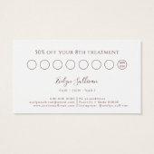 ワイルドフラワーズロイヤリティカード (裏面)